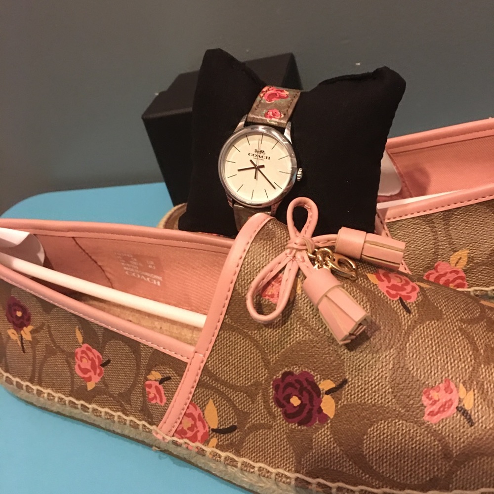 Coach Carson floral  Espadrille size 11 - Picture 5 of 7